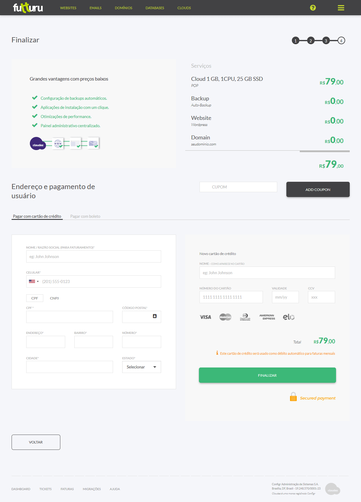futturu.com.br screenshot 2019 11 13 checkout setup cloud futturu 2019 11 13 14 08 23
