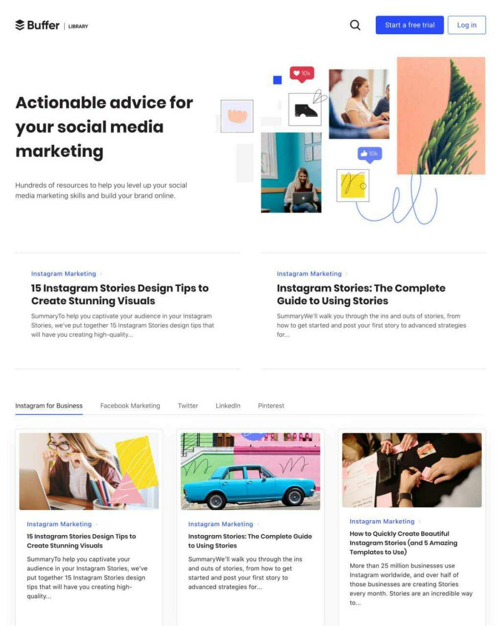 Ghost é a alternativa rápida e moderna do WordPress 5 Tema do buffer