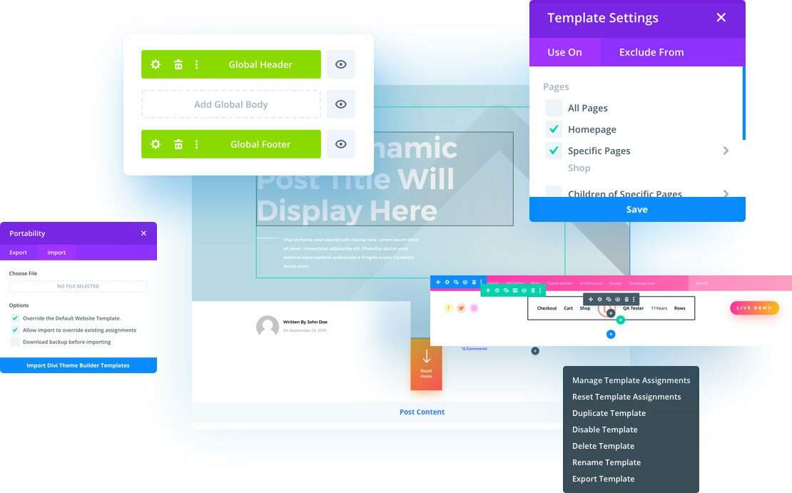 Divi Theme Builder