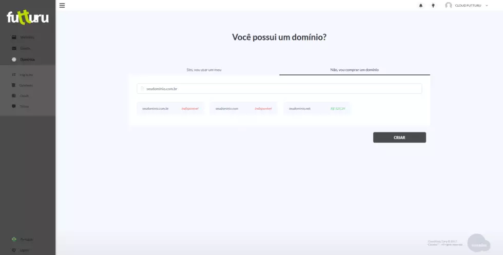 futturu.net 5 futturu.com .br screenshot 2020 10 01 dominios cloud futturu 2020 10 01 12 26 19 980x497 1